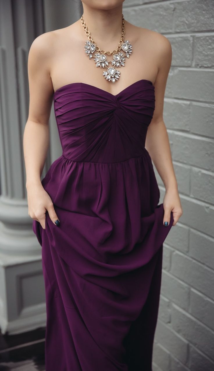 Purple Sweetheart Dress
